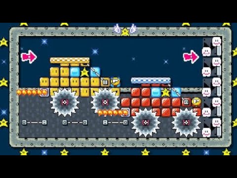 Downside Up Star Cup! by JaPo 🍄 Super Mario Maker 2 ✹Switch✹ #ast