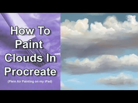 ProcreateHow to Plein Air Paint Clouds | Impressionism on an iPad