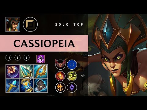 Cassiopeia Top vs Gangplank - EUW Grandmaster Patch 26.01
