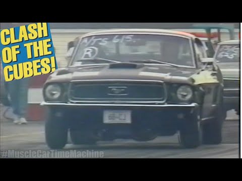 428 Cobra Jet vs 454 LS5 vs 400 H.O vs 427 Rat🚦Muscle Car Drags - Clash of the Cubes (1992)