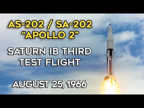 SA-202 Full Mission - Saturn IB - Apollo 2, AS-202,  Historical Footage and Audio, Remastered