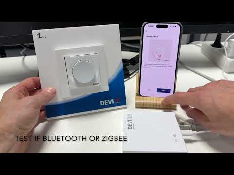 First Time Setup of DEVI Connect Zigbee Gateway and DEVIreg Display Connect