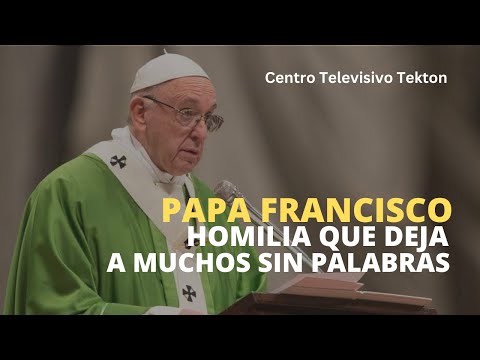 Pope Francis' homily leaves many speechless