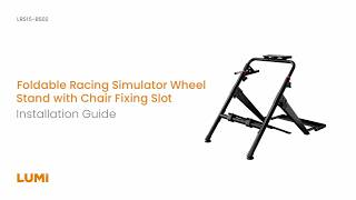 Foldable Racing Simulator Wheel Stand | LRS15-BS02 | LUMI