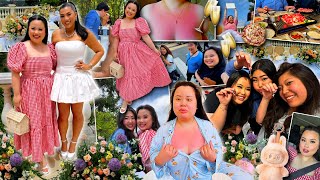 VLOG ― Remi's Bridal Shower!!! + LA w/ besties, huge surprise, painful sunburn, date night w/ hubby