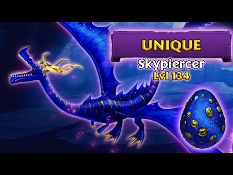 Skypiercer (New Unique Prickleboggle) Titan Mode Max Level 134 | Dragons: Rise of Berk