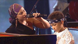 Video thumbnail of "Alicia Keys & Her Son – Raise a Man / You Don't Know My Name – Live at iHeartRadio Music Awards 2019"