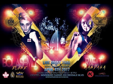 Elene Bolashmi Vs Mandana Rafat (Southside Muay Thai)