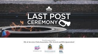 Last Post Ceremony: Private Harold Breedon - 26 November 2019 video