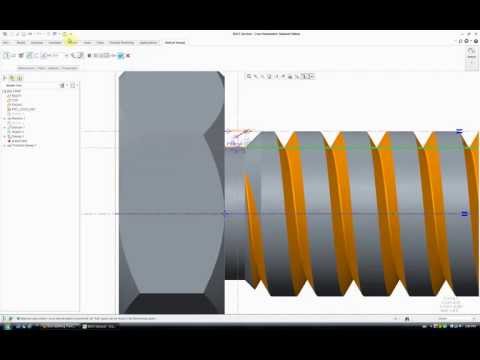 Bolt - Creo Parametric 2.0 / Pro Engineer