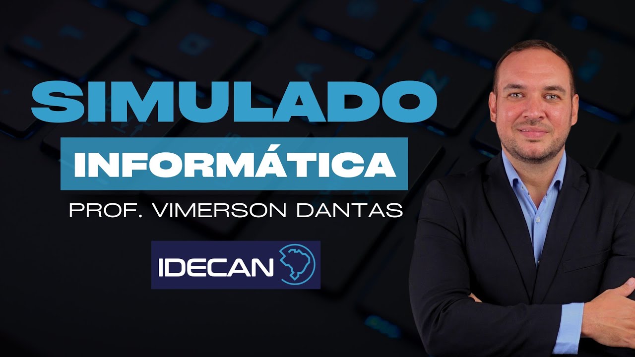 1º Simulado de informática ACS e ACE - Pref. João Pessoa-PB | Banca Idecan