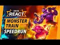 Monster Train Developers React to TWO Full Speedruns in 10 Minutes
