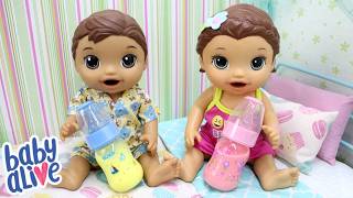 ROTINA DA NOITE DOS GÊMEOS LAURINHA E FELIPINHO TOMANDO MAMADEIRA