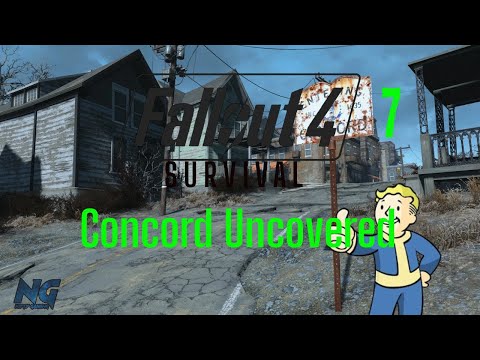 Fallout 4 Survival Mode Walkthrough part 7: Concord Uncovered