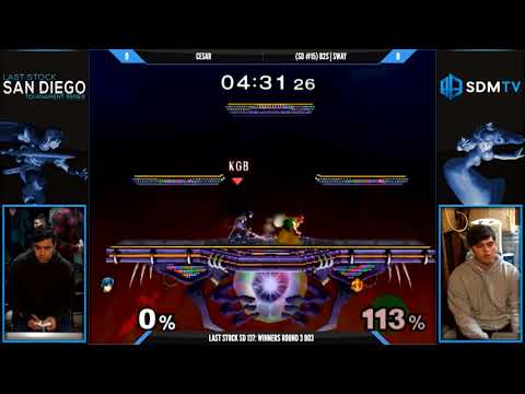 LSSD 137 - Cesar (Marth) vs. B2S | Sway (Peach) - SSBM WR3 - Smash Melee