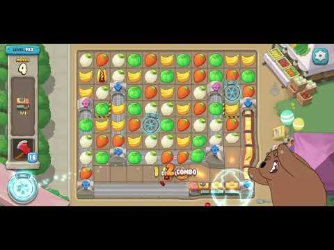 We Bare Bears Match3 Repairs Level 983 - No Boosters