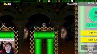 Super Mario Maker - The Biggest Midair Shelljump of my Career [NSMBU Kaizo by jarmo123]