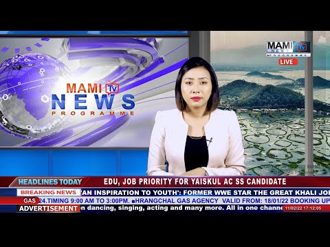 MAMI TV || PRIME TIME ENGLISH NEWS || 11 FEBRUARY 2022 ||