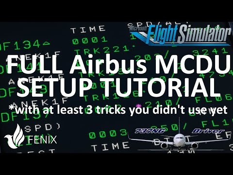 Airbus Type Rating: FULL MCDU Setup Tutorial | Real Airline Pilot