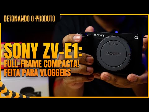 Câmera Sony ZV-E1 Mirrorless Preta - Corpo | Compre Agora