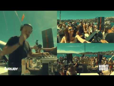 DJ Ruby Live Video set at Sydney Harbour Australia, Norti Vikings Boat Party  20-01-18