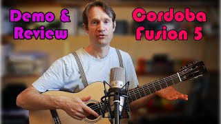 Video thumbnail for Cordoba Fusion 5 - Demo & Review - Crossover Classical Guitar by JeffreySchmidtMusic