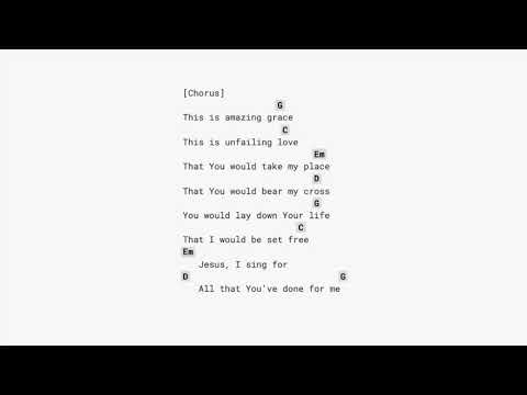 This is Amazing Grace -CAPO 3rd/ guitar Lyrics (Phil Wickham)