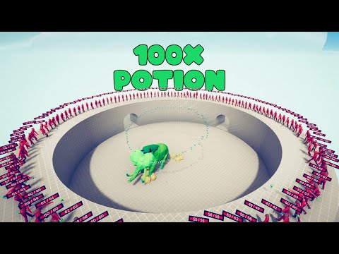 100x POTIONSELLER vs EVERY UNIT | TABS - Totally Accurate Battle Simulator