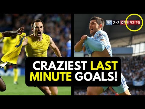MOST DRAMATIC Last-Minute Goals In Football History