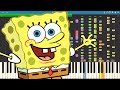 IMPOSSIBLE REMIX SpongeBob SquarePants Theme Song Piano Cover