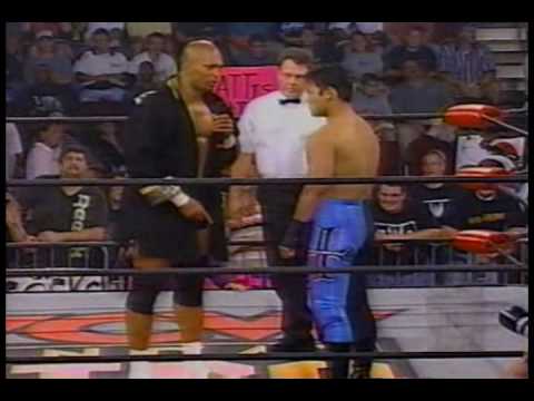WCW Monday Nitro 10-5-99 Kaz Hayashi vs Ernest The Cat Miller