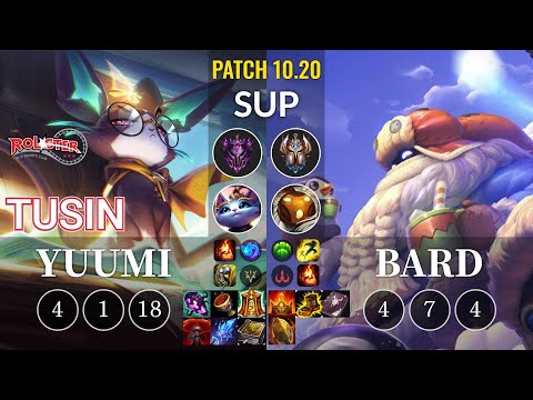 KT TusiN Yuumi vs Bard Sup - KR Patch 10.20