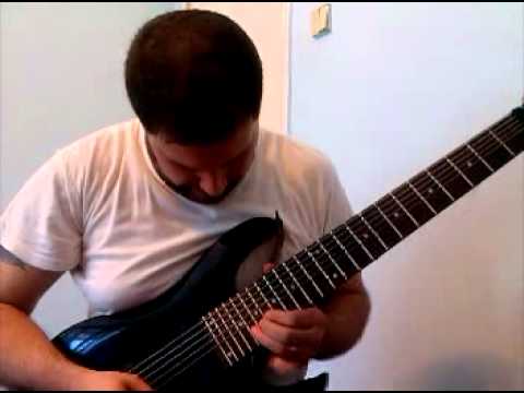 Manescu Victor (Lost, Armies of Enlil) - Guitar messenger Scar Symmetry solo