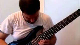 Manescu Victor (Lost, Armies of Enlil) - Guitar messenger Scar Symmetry solo