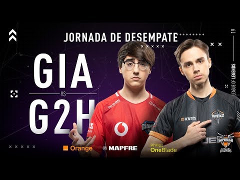 G2 HERETICS VS VODAFONE GIANTS | Superliga Orange League of Legends | Desempate | Temporada 2019