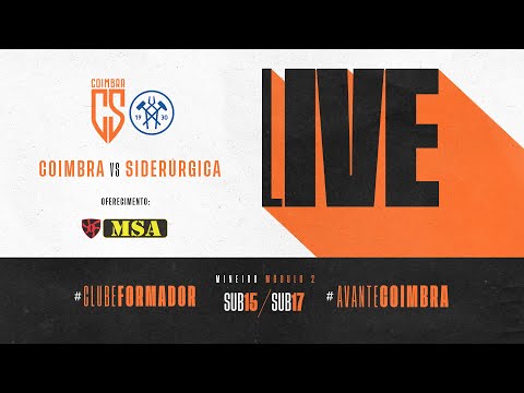 COIMBRA X  SIDERÚRGICA - MINEIRO SUB 15 E 17 - HEXAGONAL #aovivo #futebol #campeonatomineiro2022