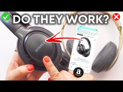 BERIBES Bluetooth Headphones Over Ear, 65H Playtime and 6 EQ Music Modes Wireless Headphones with Microphone, HiFi Stereo Foldable Lightweight Headsets, Deep Bass for Home Office Cellphone PC Ect. video review thumbnail