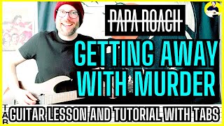 Papa Roach - Getting Away with Murder Chorus Chords Guitar Lesson | Tab | Tutorial