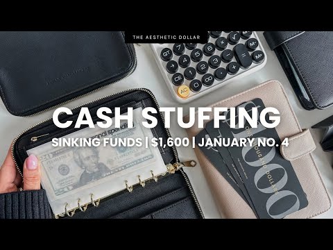 Cash Stuffing ✨ $1,600 | Sinking Funds & New Savings Challenges