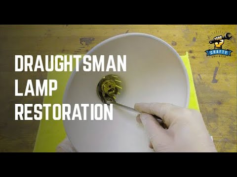 Restoring an old draughtsman's lamp