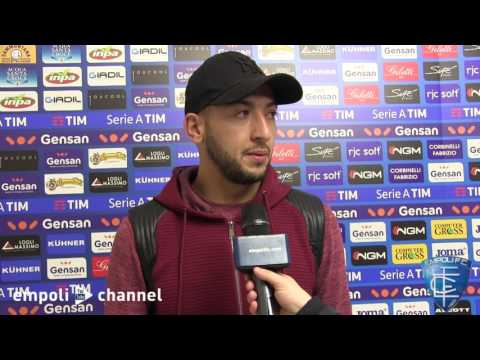 Manuel Pasqual e Omar El Kaddouri al termine di Empoli-Lazio