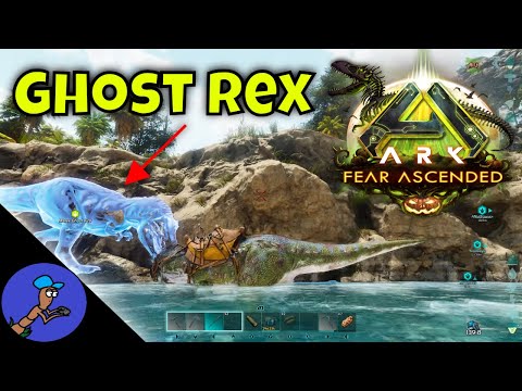 Halloween Horror in Ark Battling a Ghost Rex & Skeleton Carno