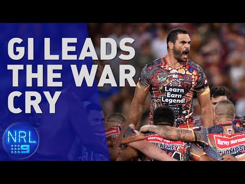 GI leads the Indigenous War Cry | NRL on Nine