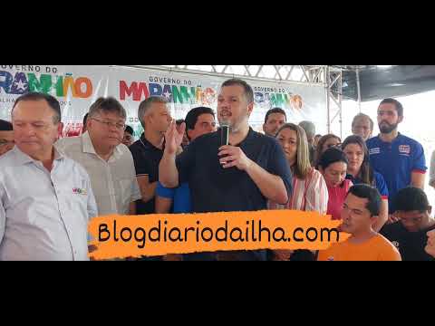 Brandão e Tratorzão inauguram em São Domingos do Maranhão. POR LIMA K LIMA
