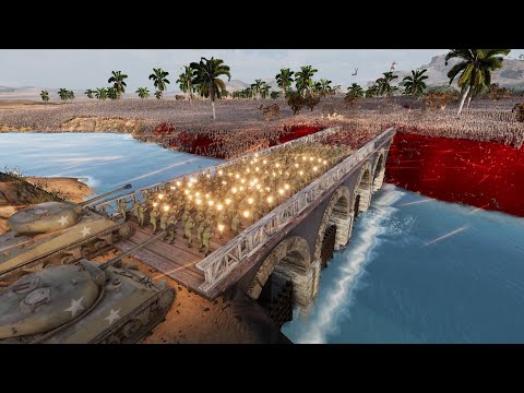 Can US ARMY Defend Bridge From 1,000,000 Zombie Attack - Ultimate Epic Battle Simulator 2