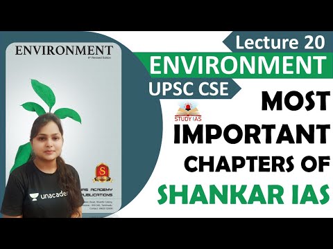 L20 - Most Important of Shankar IAS - Environment & Ecology For UPSC IAS 2021 - 2022