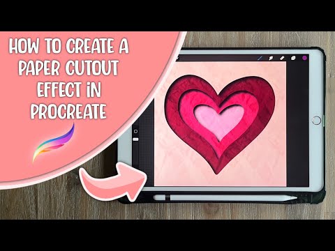 How to create a paper cutout effect in Procreate