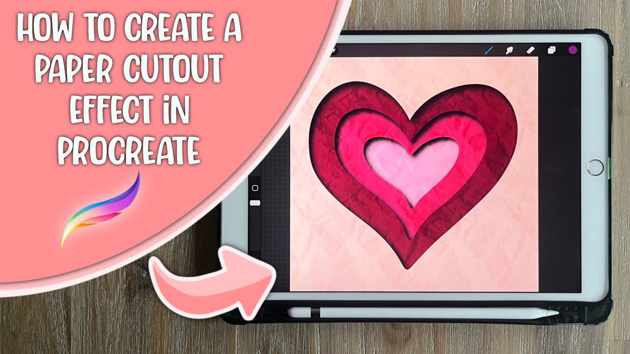 How to create a paper cutout effect in Procreate