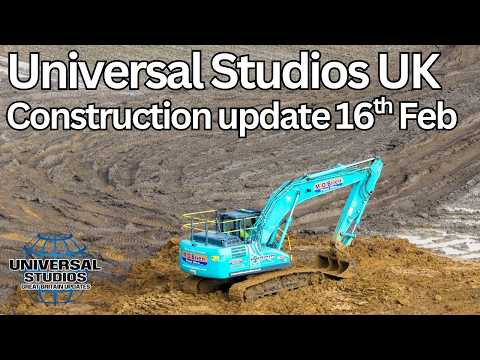 Universal Studios Construction Update 16th Feb 2026