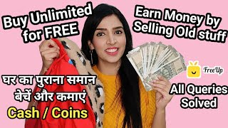 How to Earn Money by selling Your Old Clothes | Buy & Sell Used Clothes online India | Freeup App